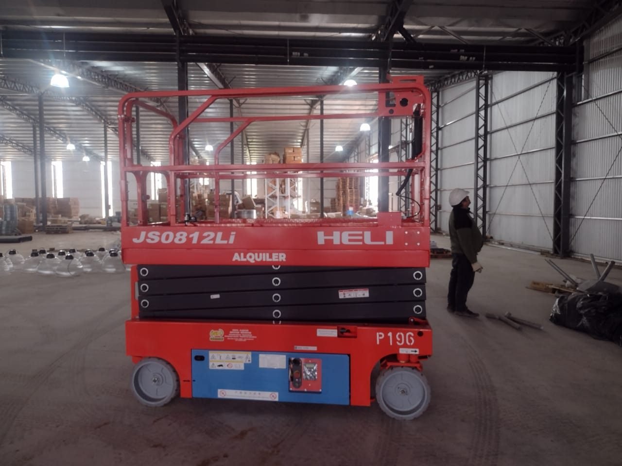 Heli Plataforma Elevadora Tijera
