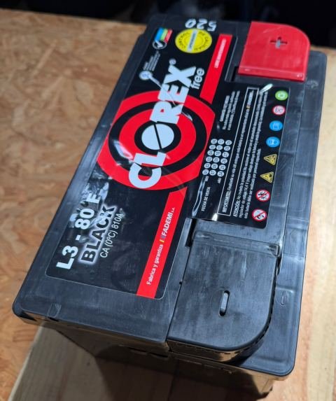 Bateria Clorex 12v/80 L3